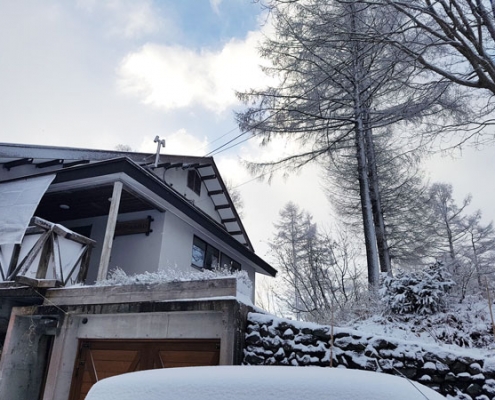 Yamadasan Ski Lodge - Madarao Accommodation - First Snow of the 2018 Season